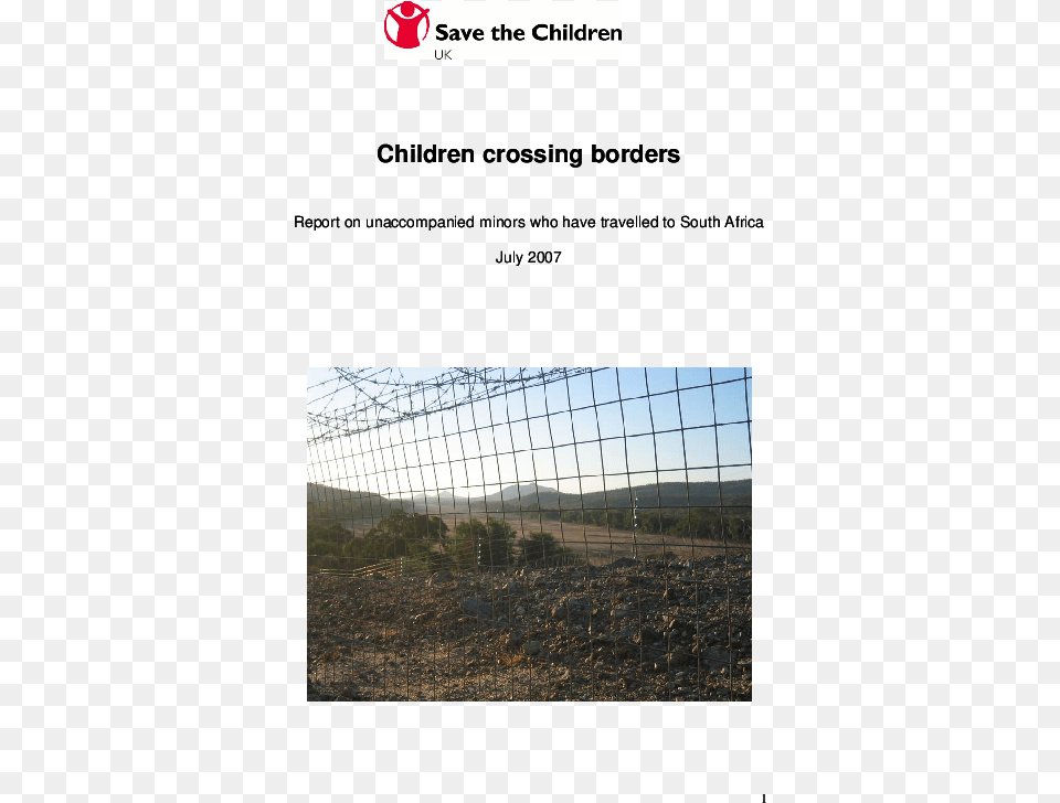Children Crossing Borders Save The Children, Fence, Road, Soil, Outdoors Free Png Download