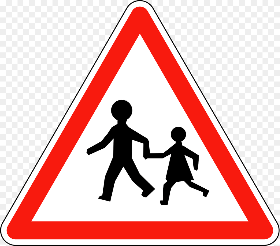 Children Crossing Clipart, Sign, Symbol, Boy, Child Png