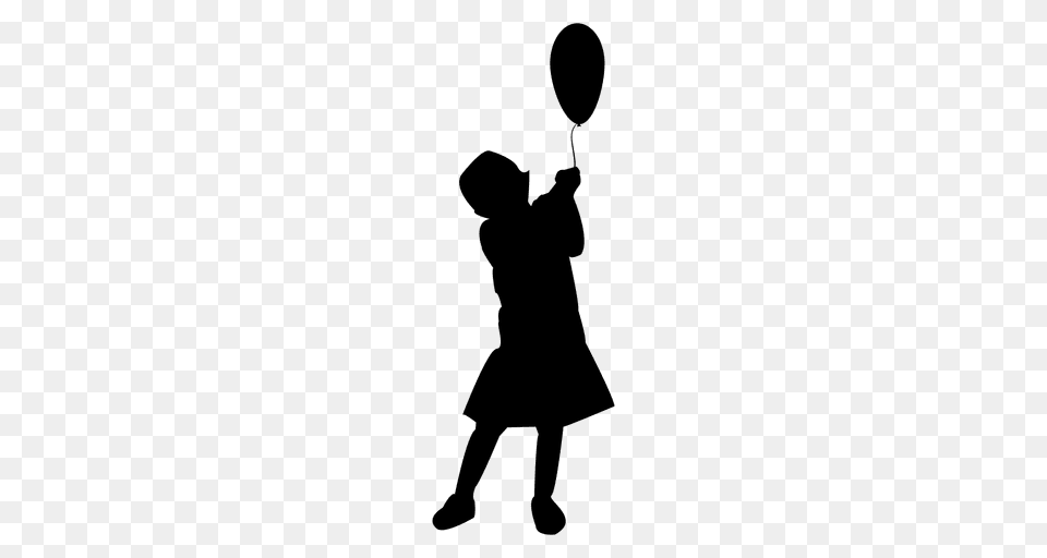 Children Holding Balloon, Silhouette, Person, People, Head Png