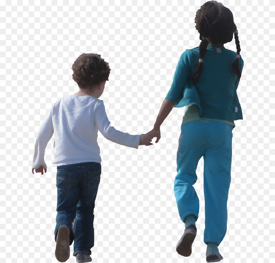 Children Holding Hands And Children People, Body Part, Clothing, Person, Pants Free Png