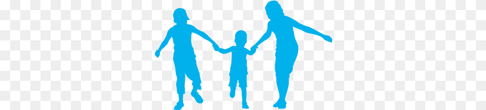 Children Holding Hands Silhouette, Body Part, Hand, Person, Holding Hands Free Png Download