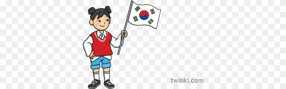 Children Holding South Korea Flag Child People Kids Open Kid Cartoon Holding Flag, Boy, Male, Person, Face Png Image