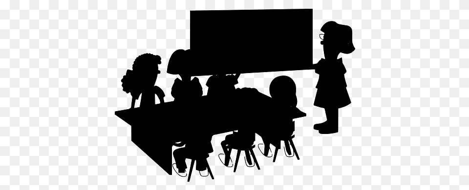 Children In Class, Person, People, Table, Furniture Png