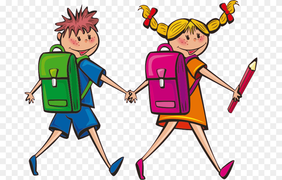 Children Kinder Schule Clipart, Book, Comics, Publication, Person Free Png Download