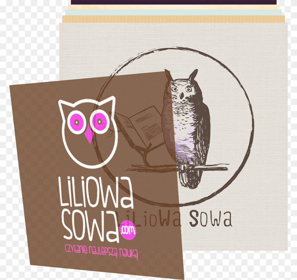 Children Logo Design Header Eastern Screech Owl, Animal, Bird, Advertisement Png Image