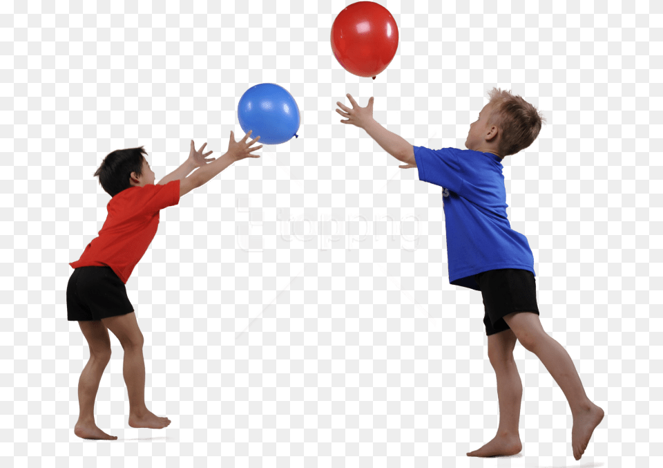 Children Playing, Balloon, Sphere, Child, Clothing Free Png