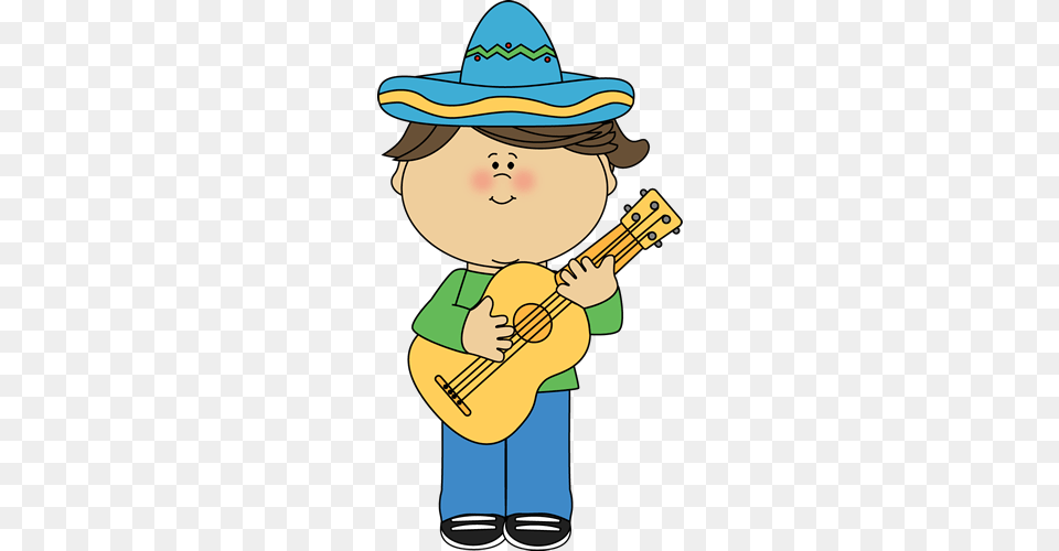 Children Playing Guitar Clipart Play The Guitar Clipart, Clothing, Hat, Baby, Musical Instrument Free Transparent Png