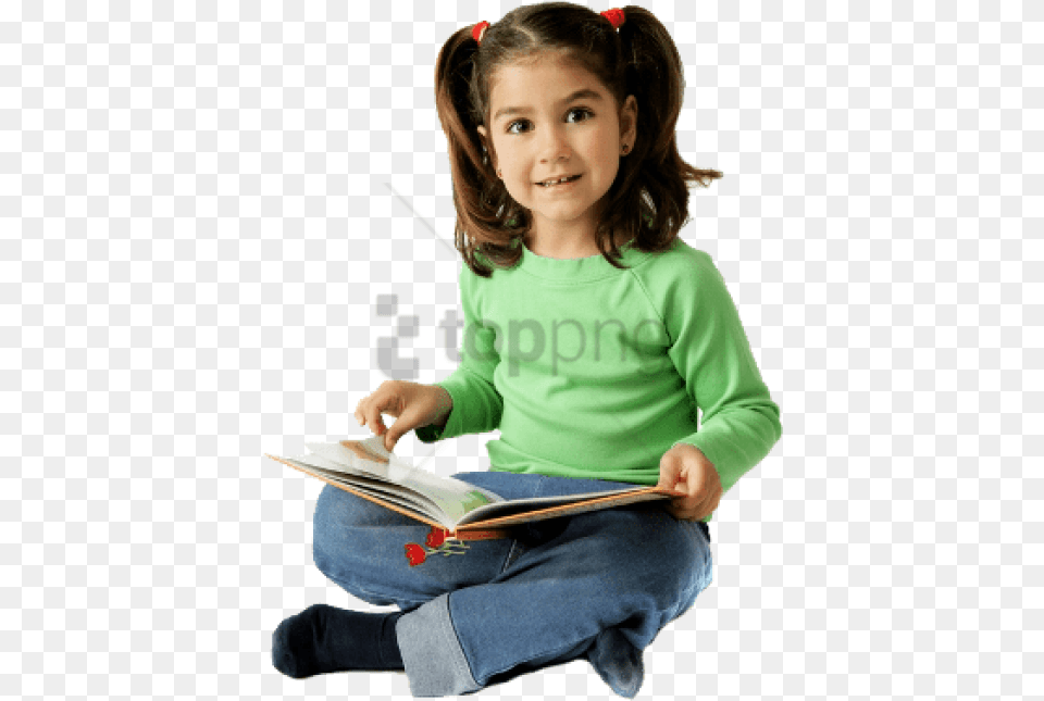 Children Reading School Age Child, Person, Photography, Sitting, Female Png Image