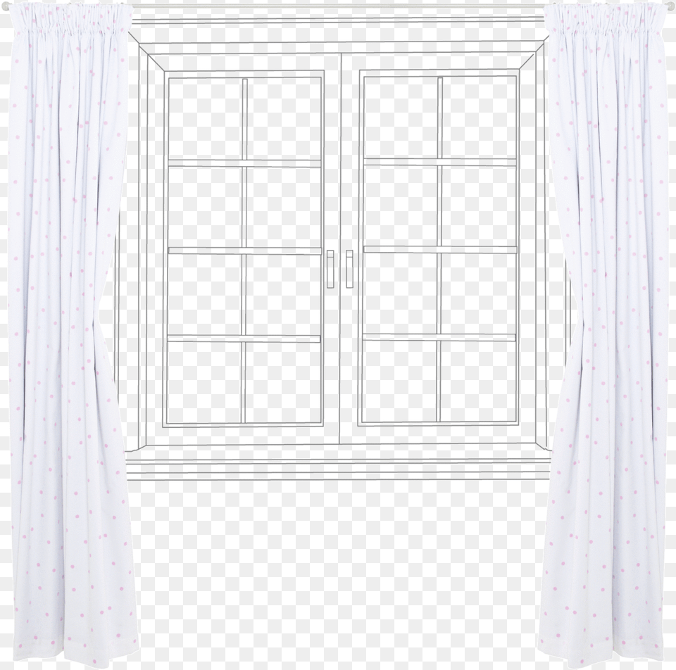 Children S Blackout Curtains Pink Spot, Cabinet, Door, Furniture, Architecture Png