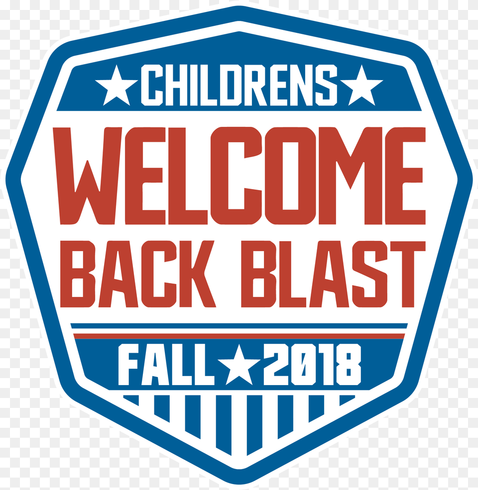 Children S Welcome Back Blast Download, Badge, Logo, Symbol Free Transparent Png