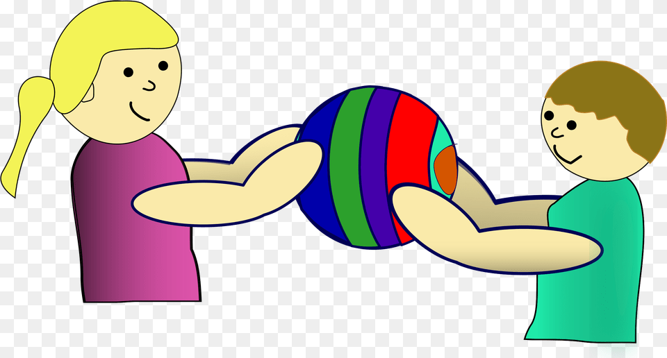 Children Sharing A Ball Clip Arts, Person, Face, Head, Baby Free Transparent Png