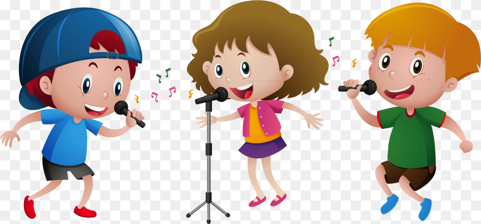 Children Singing Clipart, Baby, Person, Face, Head Free Png