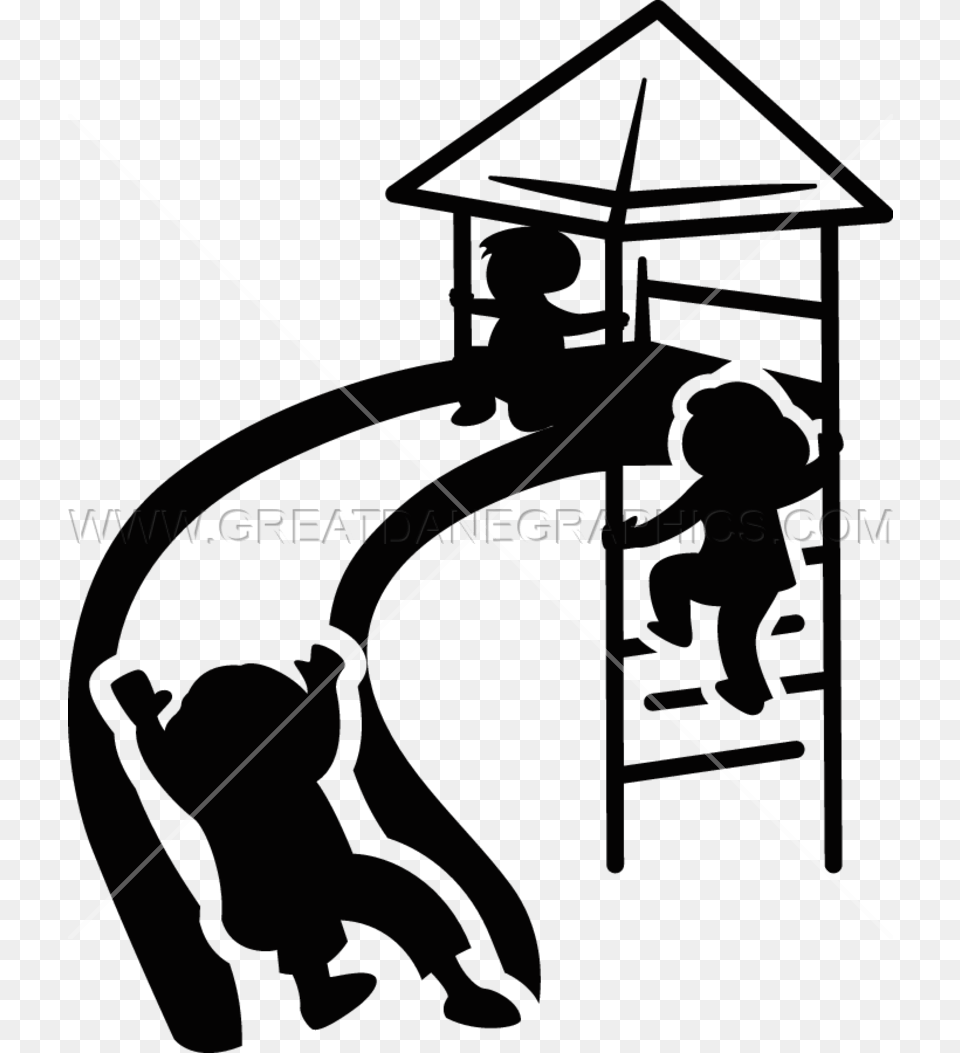 Children Slide Production Ready Artwork For T Shirt Printing, Outdoors, Outdoor Play Area, Play Area, Bow Free Png