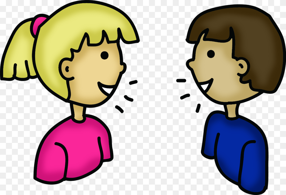 Children Speaking Clip Art, Person, Face, Head, Baby Png Image