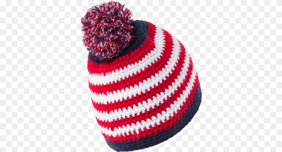 Childrens Hat Stripes Beanie, Cap, Clothing Png Image