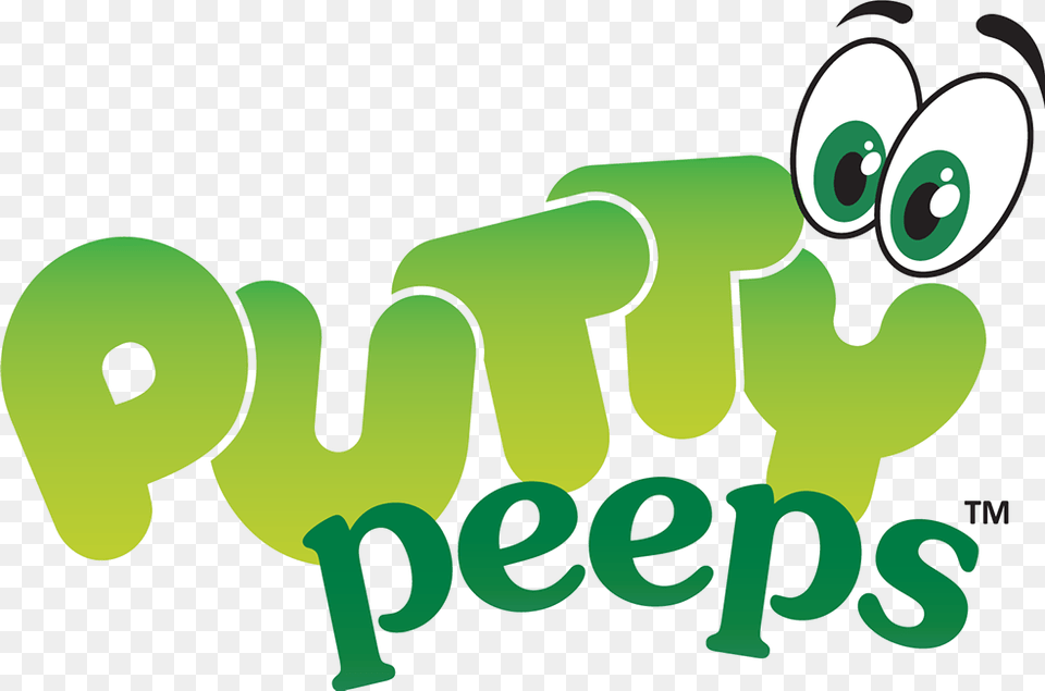 Childrens Play Putty Putty Peeps Logo, Green, Text, Dynamite, Weapon Png