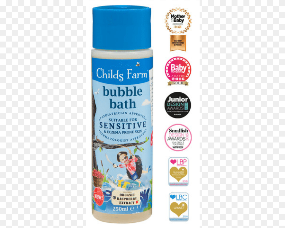 Childs Farm Organic Raspberry Bubble Bath 500 Ml, Herbal, Herbs, Plant, Cosmetics Free Png Download
