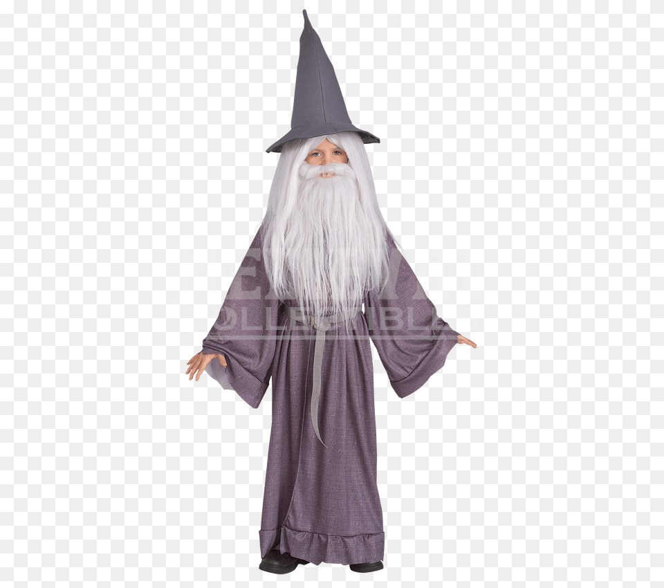 Childs Lotr Gandalf Costume, Clothing, Person, Fashion, Adult Free Transparent Png