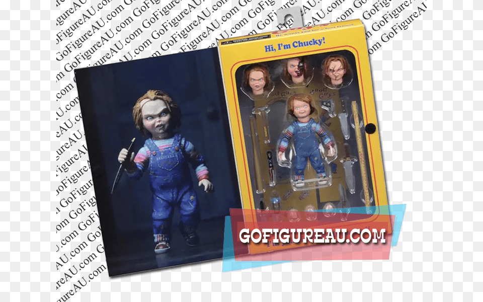 Childs Play Action Figure, Baby, Person, Face, Head Free Png