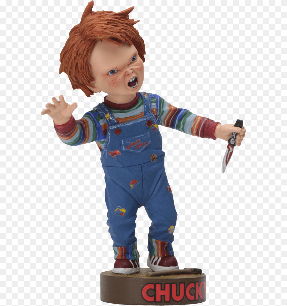 Childs Play Chucky With Knife Head Knocker Bobble Head, Baby, Person, Face, Shoe Free Png