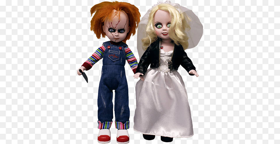 Childs Play Collectible Figure Chucky And Tiffany Living Living Dead Dolls, Doll, Toy, Baby, Child Free Transparent Png