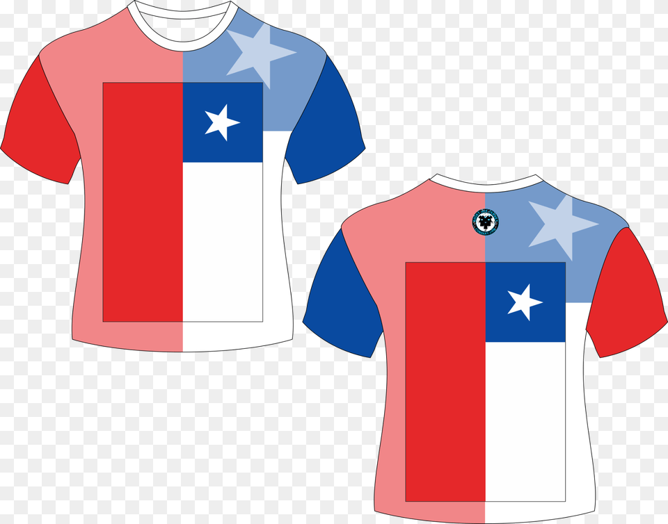 Chile Country Flag Shirt Illustration, Clothing, T-shirt Png