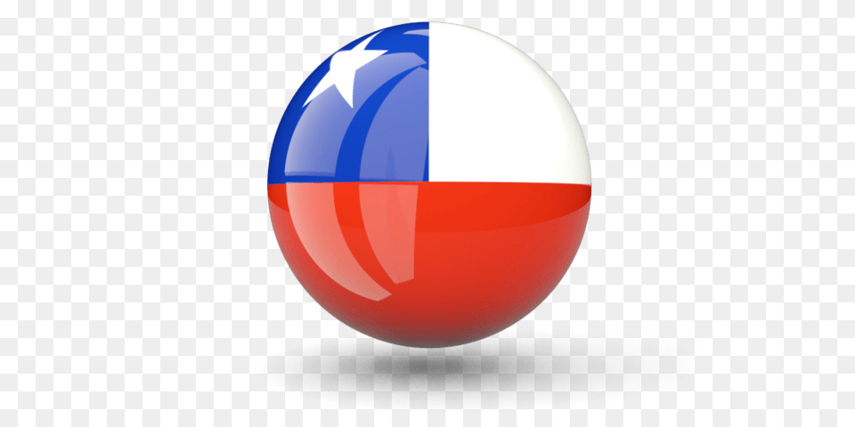 Chile Flag Icon Sphere, Ball, Football, Soccer Free Transparent Png