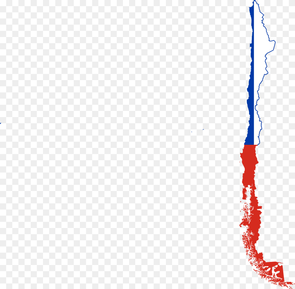 Chile Flag In Map, Outdoors, Mountain, Nature, Sea Free Transparent Png