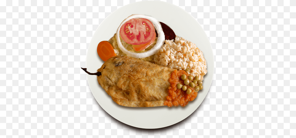 Chile Relleno Fried Food, Food Presentation, Meal, Dish, Dining Table Png Image
