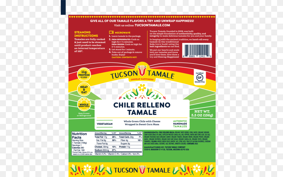 Chile Relleno Tamale Flyer, Advertisement, Poster Free Transparent Png