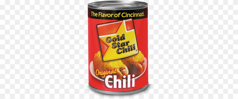 Chili By The Case Gold Star Chili Can, Tin, Burger, Food Png