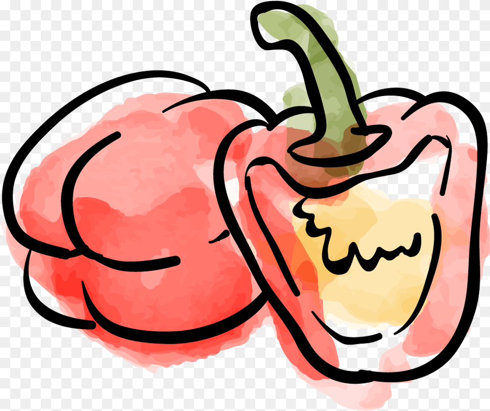 Chili Drawing Cartoon Image Freeuse Library Vegetable, Produce, Food, Baby, Plant Free Png
