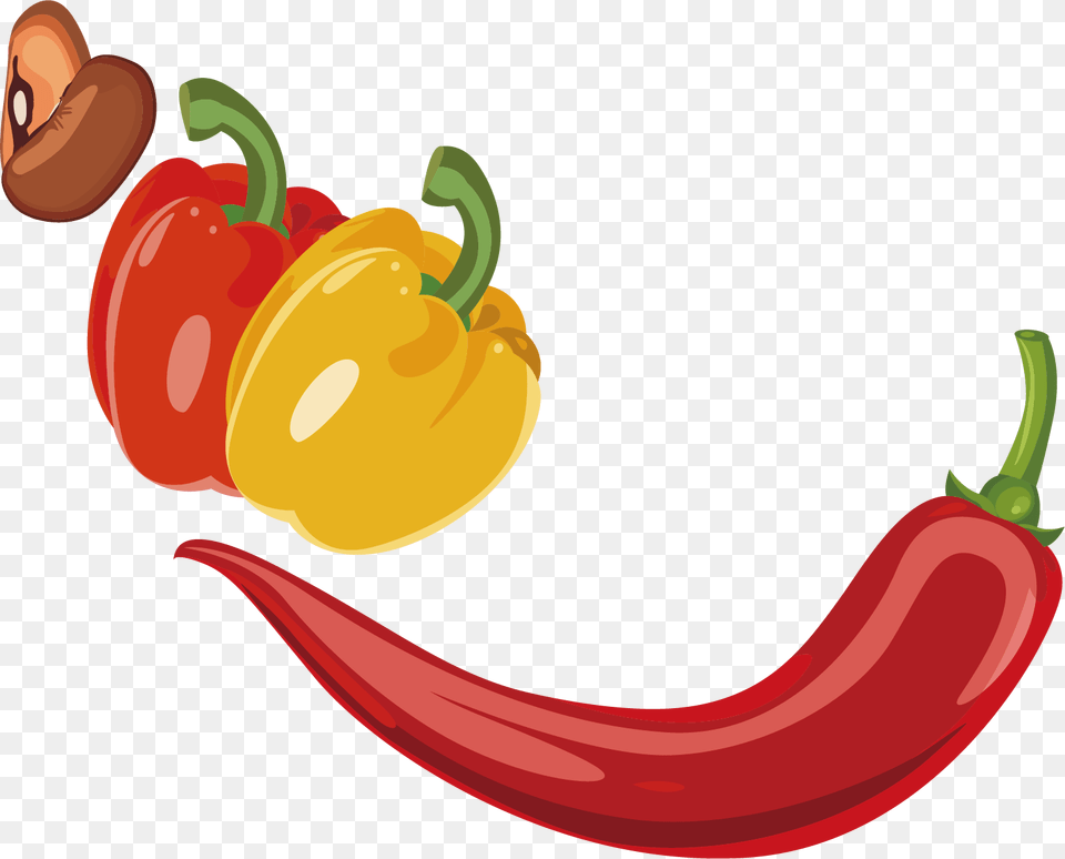 Chili Pepper Bell Pepper Vegetable Imagenes De Chiles, Food, Plant, Produce, Bell Pepper Free Png