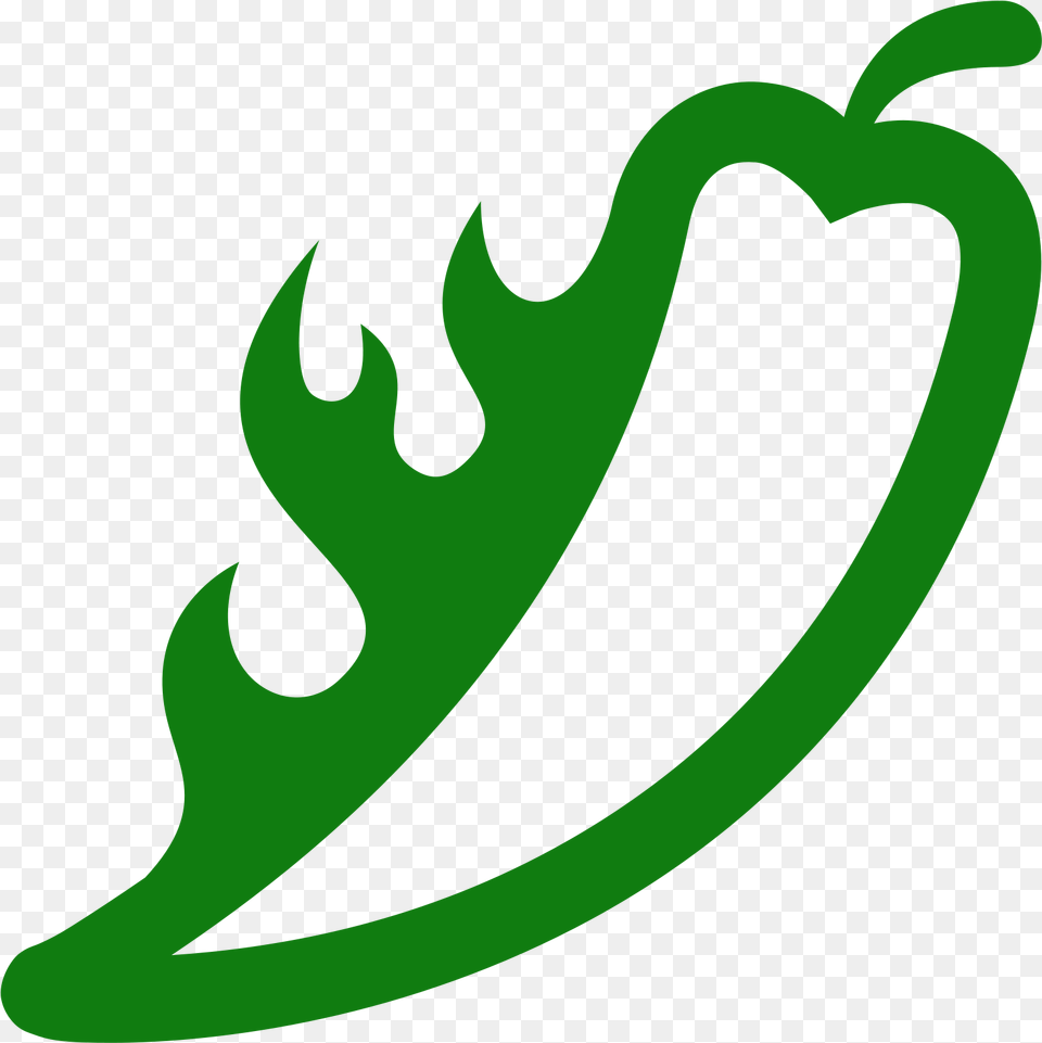 Chili Pepper Icon Icon Chili, Green, Leaf, Plant Free Png Download