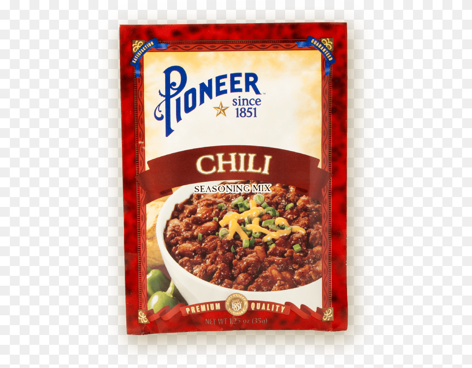 Chili Seasoning Mix Pioneer Packaging Pioneer Fat Country Gravy Mix, Food, Pizza, Bean, Plant Free Transparent Png