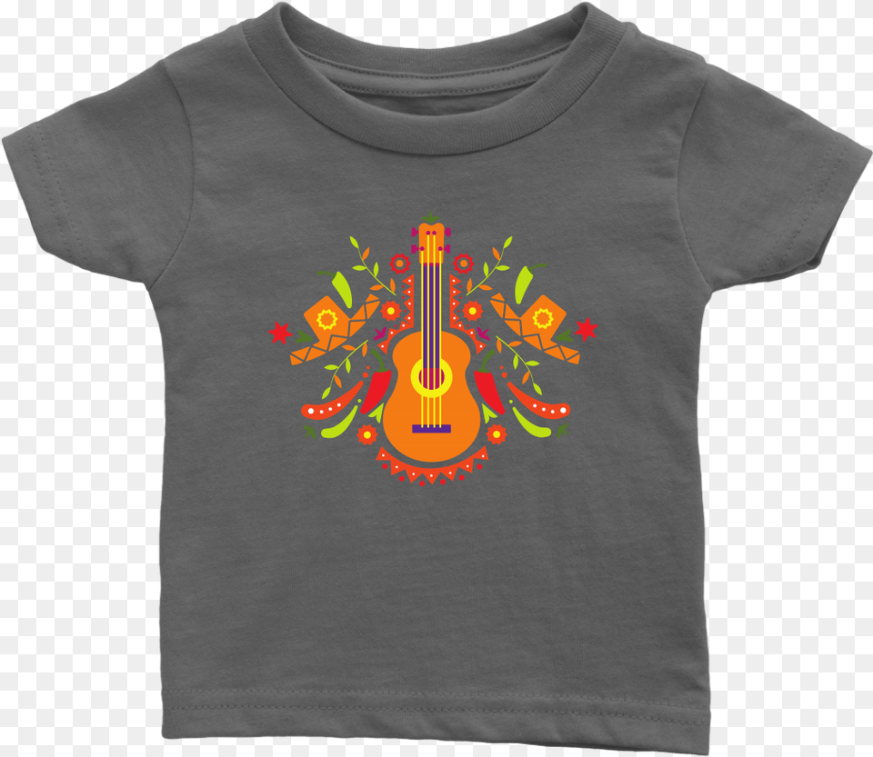 Chili Tex Mex Acoustic Guitar Infant T Shirt T Shirt, Clothing, T-shirt, Musical Instrument Png