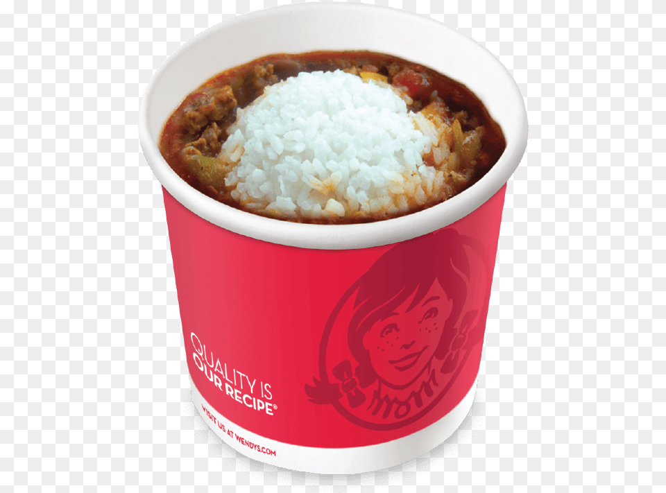Chili With Rice Chili With Rice Wendys, Food, Dish, Meal, Curry Free Transparent Png