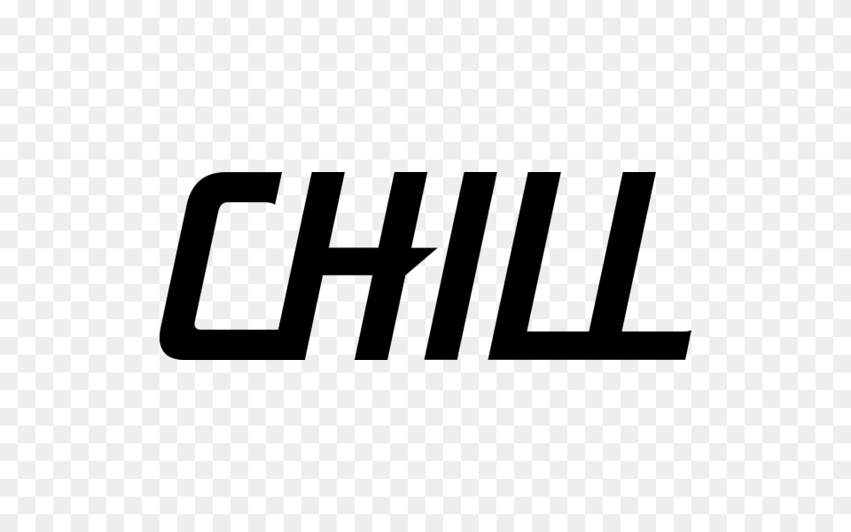 Chill Logo Transparent Vector, Gray Png Image