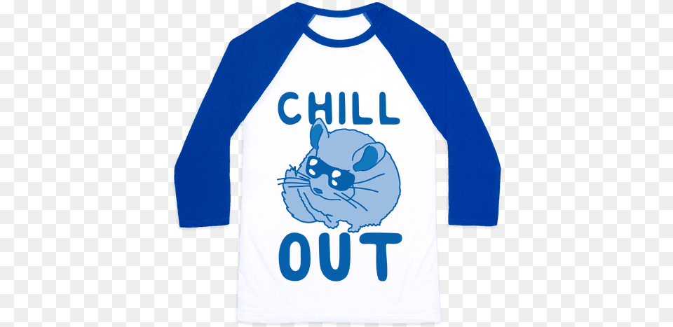 Chill Out Chinchilla Baseball Under The Sea Shirt, Clothing, Long Sleeve, Sleeve, T-shirt Free Png