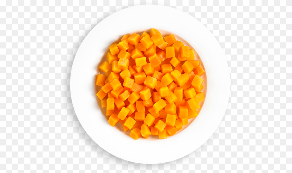 Chill Ripe Butternut Squash 1 X 20 Lbs Diced Squash, Plate, Food, Produce, Meal Free Transparent Png
