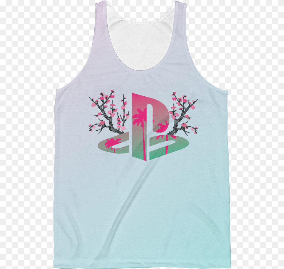 Chill Station Aesthetic Clothing, Tank Top, Flower, Plant, Adult Free Transparent Png