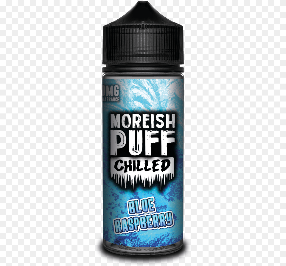 Chilled Blue Raspberry By Moreish Puff 0mg Short Fill Sports Drink, Bottle, Can, Tin Free Transparent Png