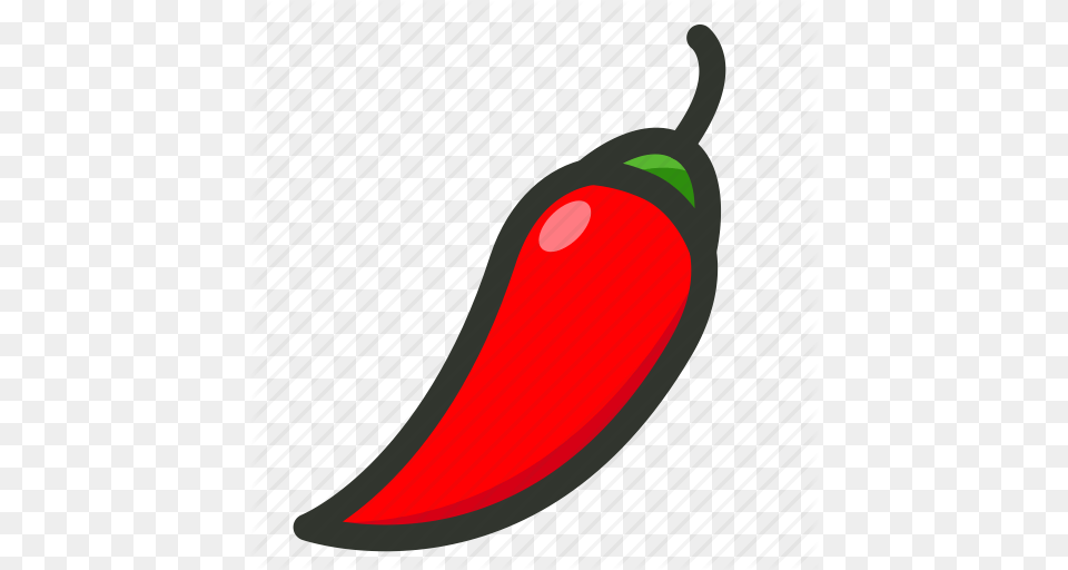 Chilli Food Hot Pepper Spice Spicy Icon, Produce, Plant, Vegetable, Bell Pepper Free Transparent Png