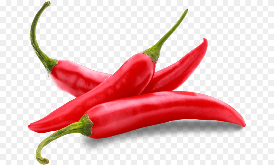 Chilli Image With White Background, Food, Pepper, Plant, Produce Free Png Download