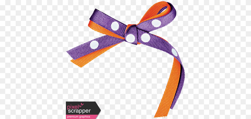 Chills Thrills Purple And Orange Bow Graphic, Accessories, Formal Wear, Tie, Bow Tie Png Image