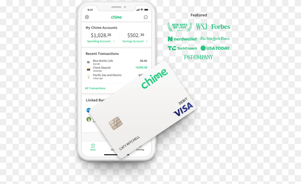 Chime Credit Card, Text, Credit Card, Electronics, Mobile Phone Png
