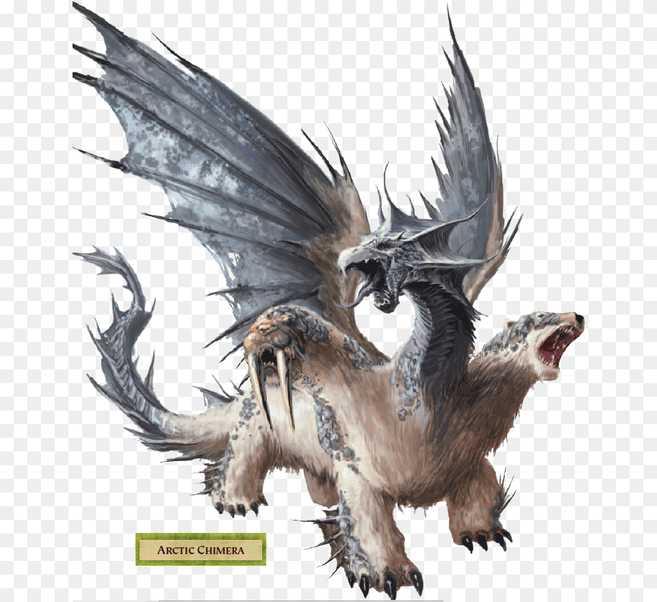 Chimera Transparent Images Dungeons And Dragons Dragon Chimera, Animal, Bird Png