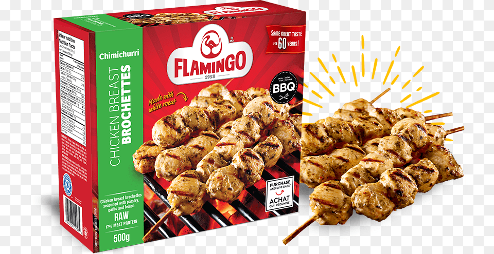 Chimichurri Chicken Brochettes Flamingo Uncooked Breaded Chicken Breast Strips, Bbq, Cooking, Food, Grilling Png