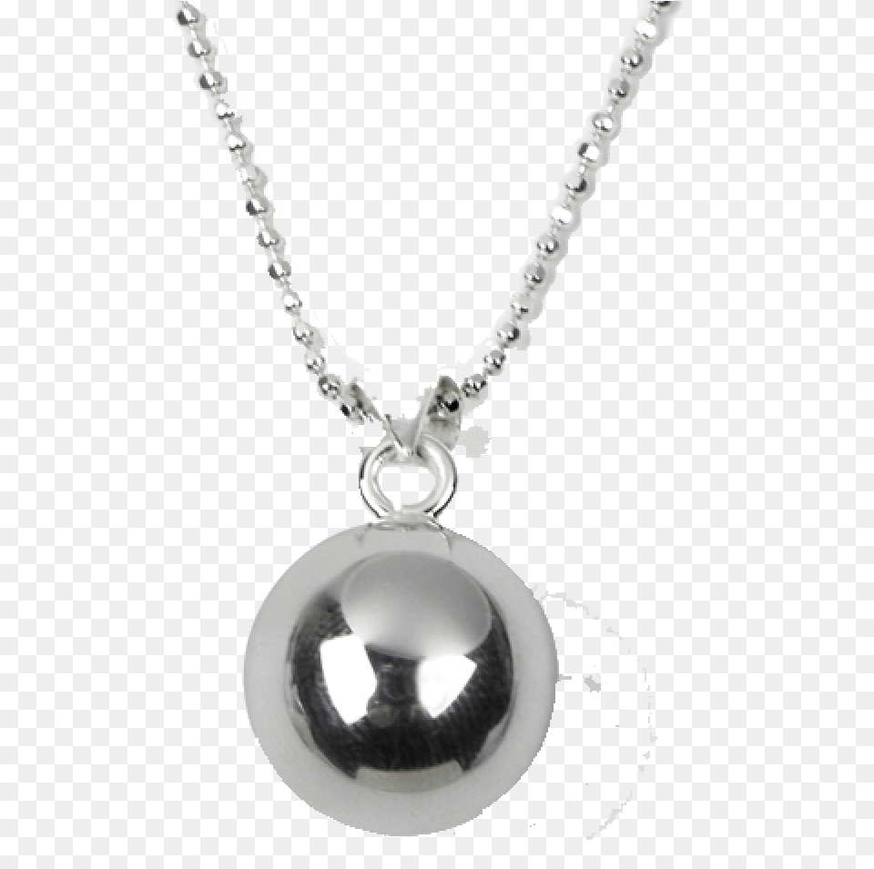 Chiming Ball Silver Plated Necklace Locket, Accessories, Jewelry, Smoke Pipe, Pendant Free Png Download