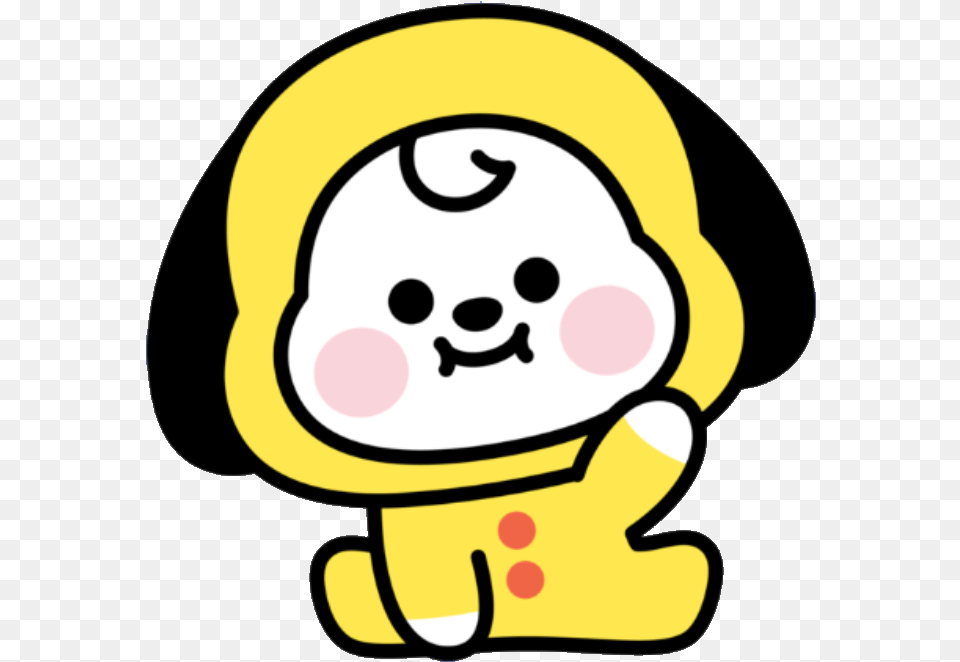 Chimmy Bt21 Baby Bt21 Wallpaper Baby Chimmy, Plush, Sticker, Toy, Person Free Transparent Png
